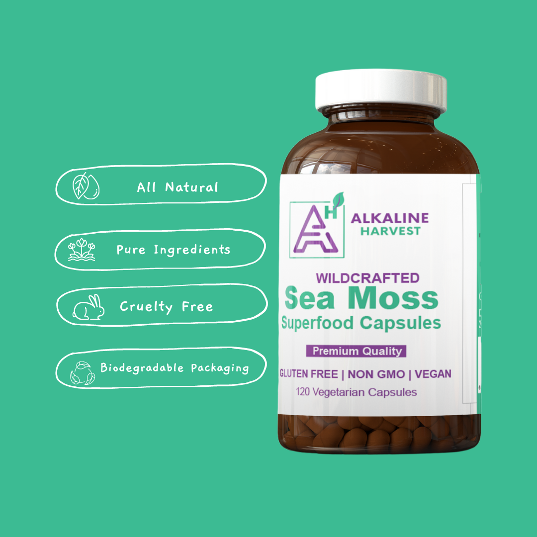 Organic Sea Moss Capsules | Vegan 1000 mg